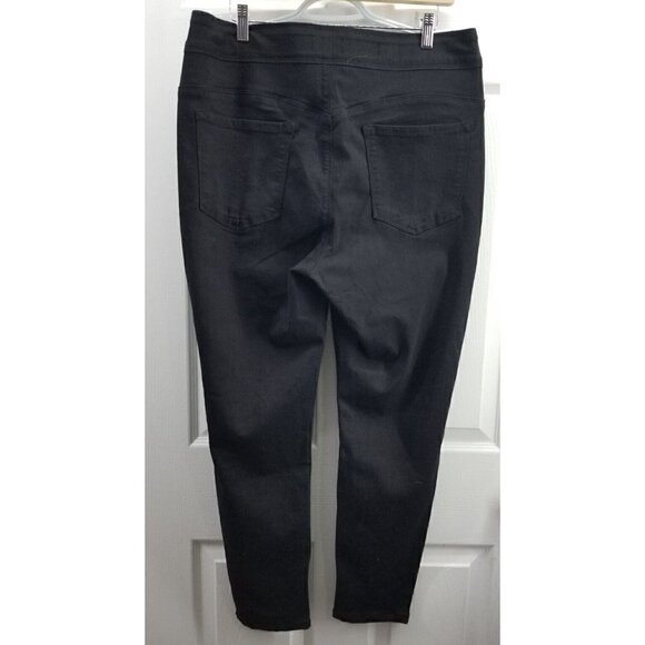 NYDJ Curves 360 Size 14 Sculpt Pull On Legging Black Skinny - Picture 2 of 6